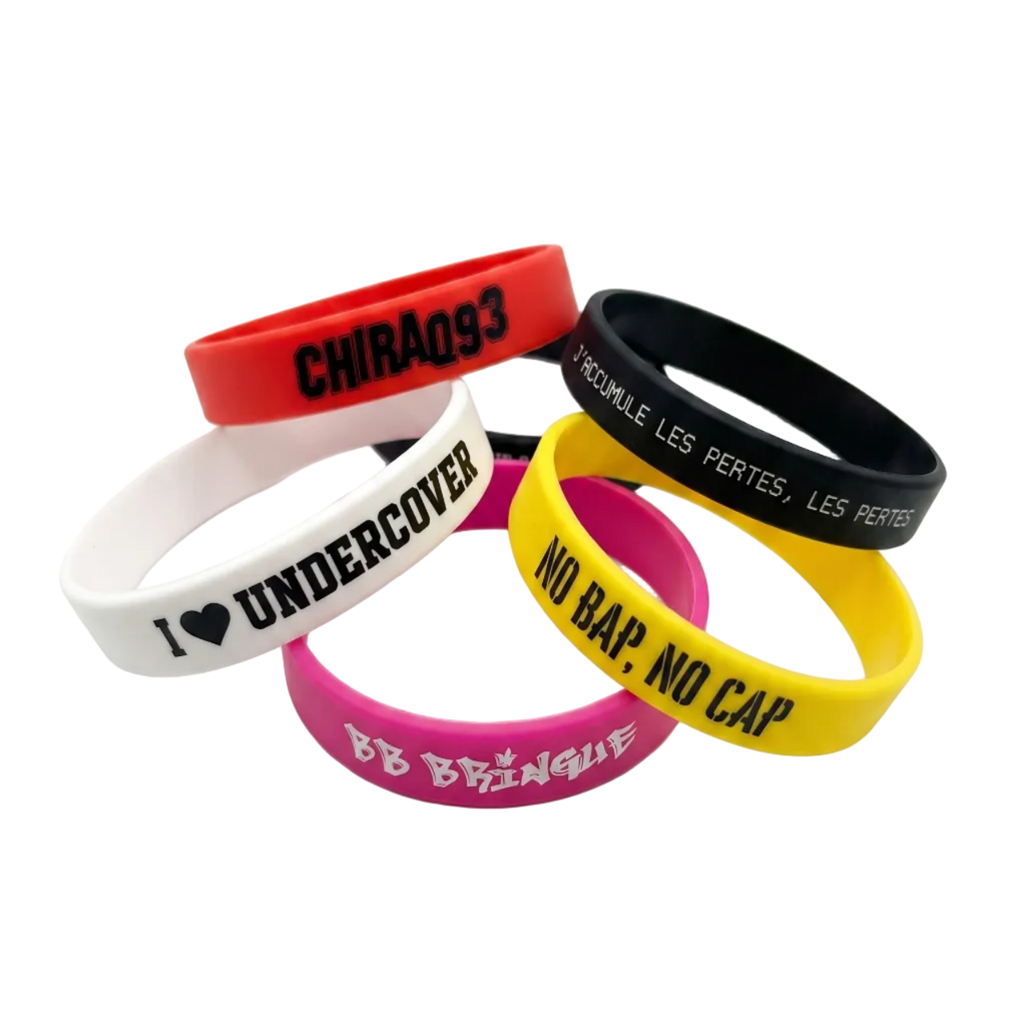 PACK - 5 BRACELETS CARITATIFS