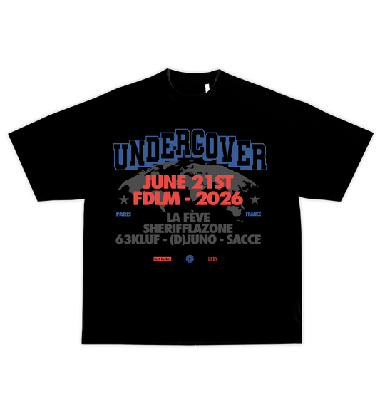 T-SHIRT CARITATIF NOIR - FDLM 2026